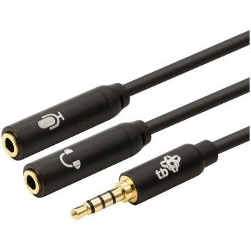 Adapter 3,5mm MiniJa ck-2x3,5mm MiniJack M/F