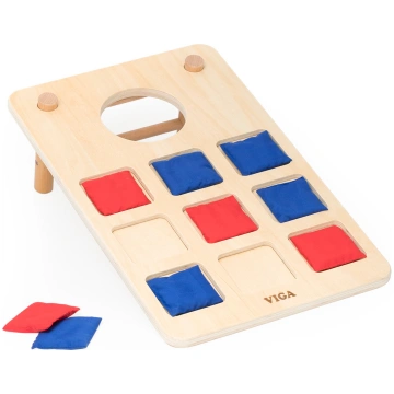 "Viga 2-in-1" aplis un krusts + Cornhole mērķis Vi