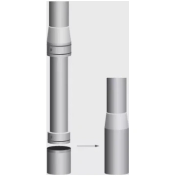 Karoga masts 6.2m saliekams alumīnija