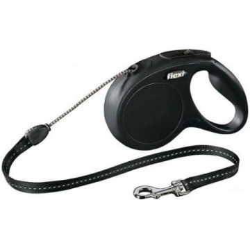 Flexi Classic Cord S 8m - Pavada suņiem trose (mel