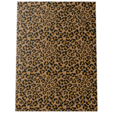 Kartona vāciņi - Mape Leopard print