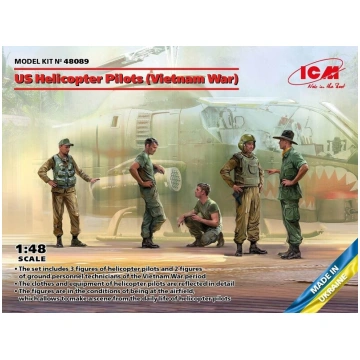 Līmējamais modelis ICM 48089 US Helicopter Pilots 