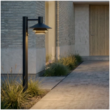Lucande LED ceļa apgaismojums Montaro, 100 cm, ant