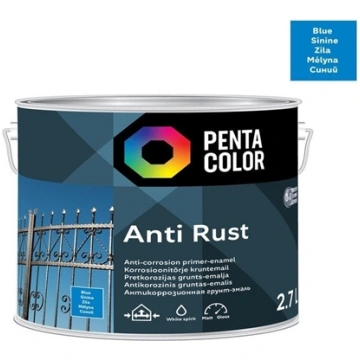 Pentacolor ANTICOR PAINT ANTI-RUST BLUE 2.7L 47720