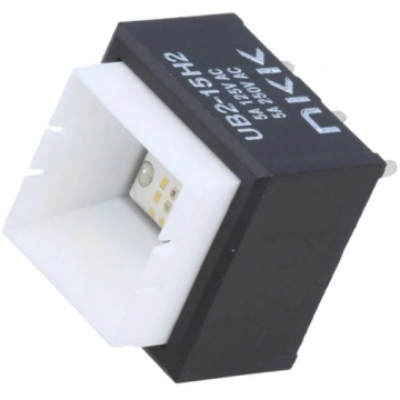 Switch: push-button; Pos: 2; SPDT; 5A/125VAC; ON-(