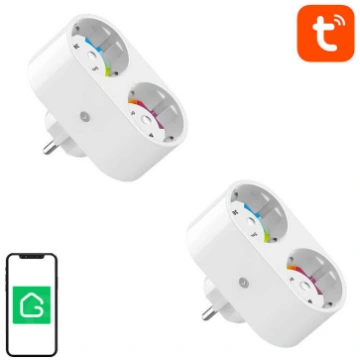 Gosund SP211 dual WiFi smart socket, 2 pieces 3500