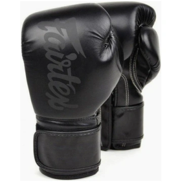 Thai boxing gloves Fairtex BGV14 Black-black