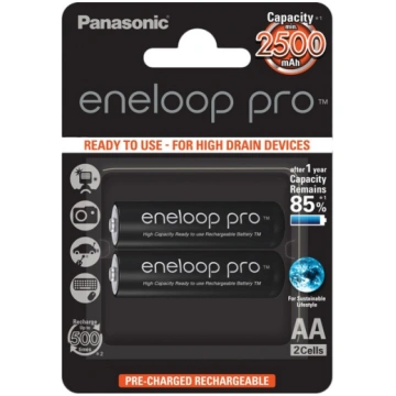 Panasonic Eneloop baterijos Pro AA 2500mAh-2B