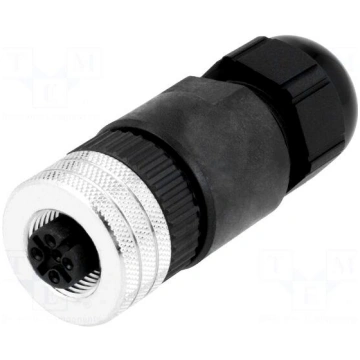 Connector: M12 | plug | PIN: 5 | female | Micro-Ch