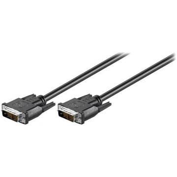 Cable; DVI-D (18+1) plug,both sides; 2m; black | D