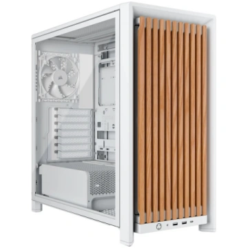 Corsair FRAME 4000D WOOD RS Midi Tower Wood, White
