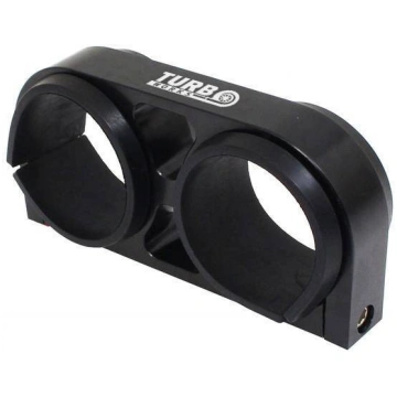 Black 2x60mm Fuel Pump Mounting Bracket - Durable 