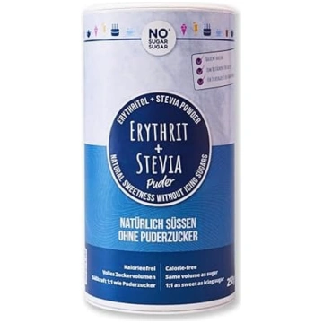 Bez cukura Eritritritols + stēvijas pulveris, 250