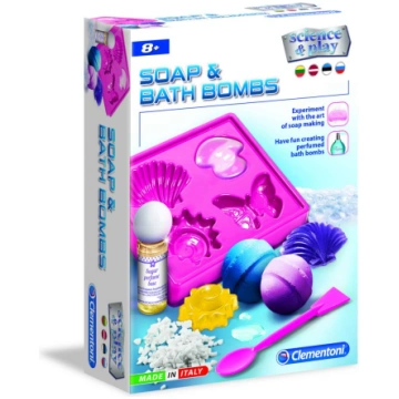 Ziepju gatavošanas komplekts Clementoni Soap & Bat