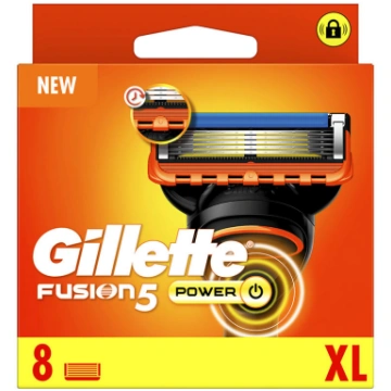 Skuvekļa Maināmas Asmeņu Kasetnes Gillette Fusion 