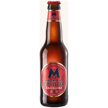 Moritz Epidor beer (extra toasted lager), bottle S