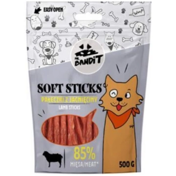 MR.BANDIT SOFT STICKS LAMB/JĒRS 500G VetExpert