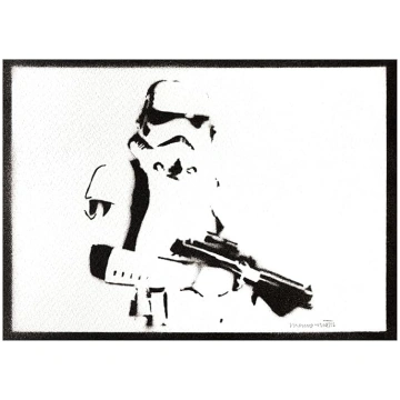 Storm Poster Handmade Graffiti Street Art - Estēti