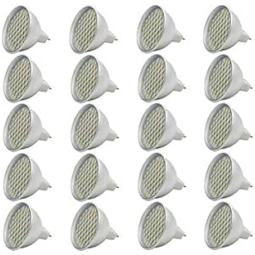 20 GU5.3 LED Warm White MR16 12V 4,5W spuldžu noma