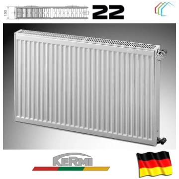22-400x2000 radiators KERMI sānu pieslēgums