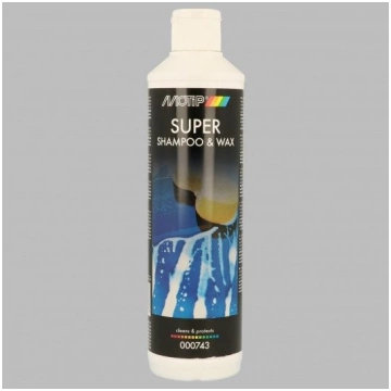 Autošampūns MOTIP 000743 Super Shampoo & Wax 500 m