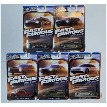 Hot Wheels Fast & Furious Villains set