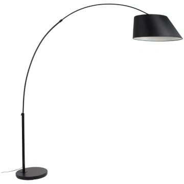 Arc floor lamp black Zuiver, DUTCH BONE, White