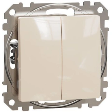 Sedna sledzis 1+1, 10AX,bešs Schneider Electric