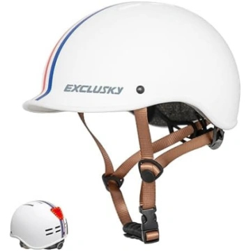 Exclusky Velosipēdu ķivere Sieviešu velosipēdu ķiv