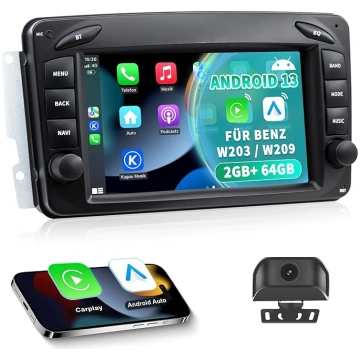 Android 13 autoradio Mercedes C-Class W203/G-Class