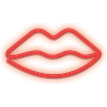 Neon LED Light LIPS red Bat + USB FLNEO8 Forever L