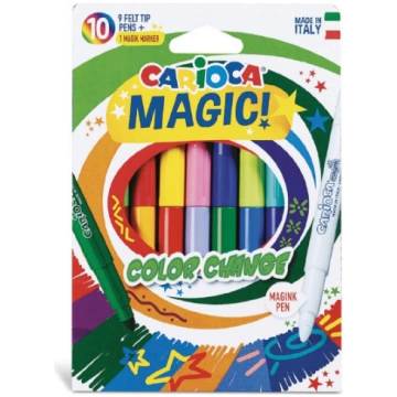 Flomasteri CARIOCA Magic Color Change 10 gab./iepa