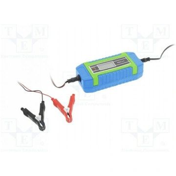 Charger: for rechargeable batteries; 6/12V; 4A; 4÷