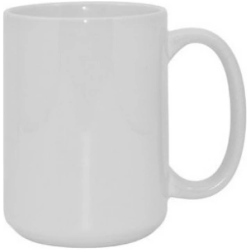 sublimācijas krūze JS Coating white MAX 450 ml Bes