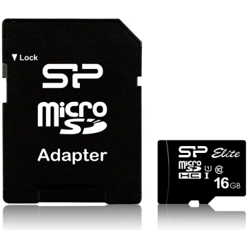 Silicon Power Elite memory card 16 GB MicroSDHC Cl