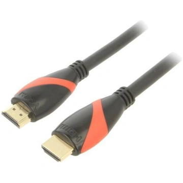 Cable; HDMI plug,both sides; PVC; HDMI 1.4; 1.8m; 