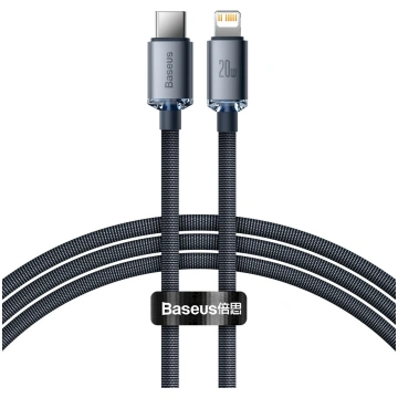 CABLE LIGHTNING TO USB 1.2M/BLACK CAJY000201 BASEU