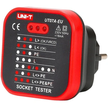 UNI-T UT07A-EU power outlet tester