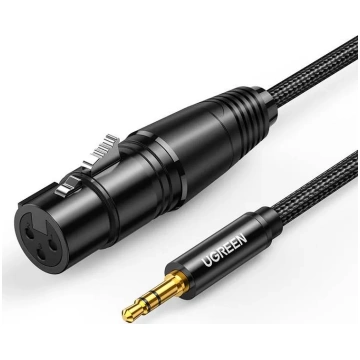 AV182 XLR uz jack 3,5 mm AUX 1m Ugreen