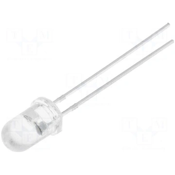LED | 5mm | white warm | 3000mcd | 30° | 20mA | 2.