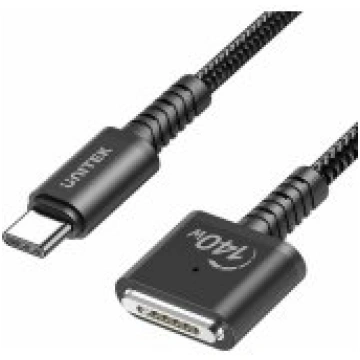UNITEK Cable USB-C - MagSafe 3 2.0m black vads C14