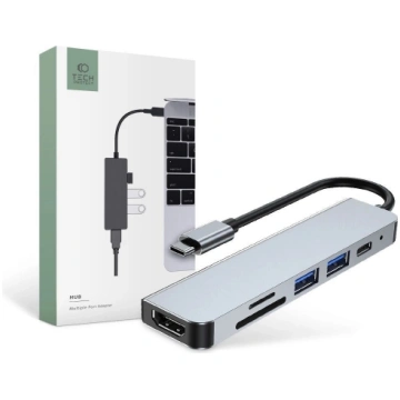 TECH-PROTECT HUB V4 6in1 USB-C - USB-A 3.0 | USB-A