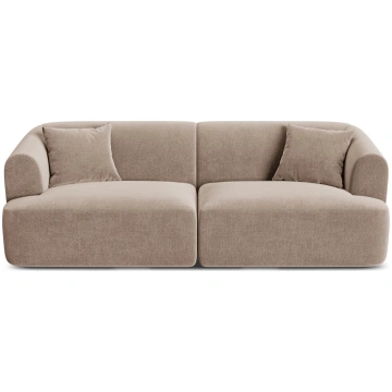 Velvet Modular Sofa, "Campi", 3 Seats, 220x90x70 M