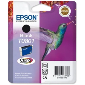 C13T080140 Tinte Epson T0801 black