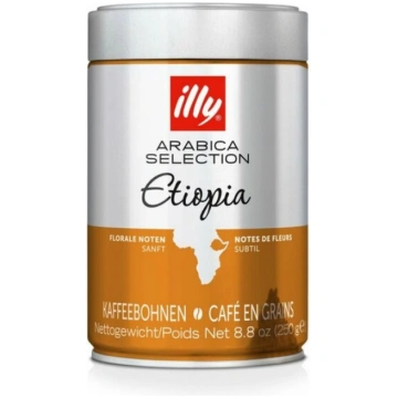 Pupiņu kafija Illy Arabica Selection Etiopija, 250