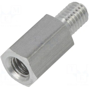 Screwed spacer sleeve | Int.thread: M5 | 12mm | Ex