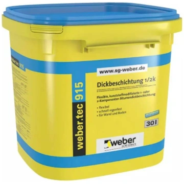 Hidroizolācijas mastika Saint-Gobain Weber TEC 915