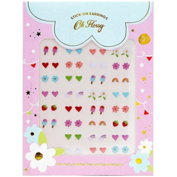 Oh Flossy - Stick-On Earrings - izmērs 1 SHEET