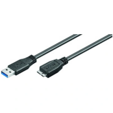 MicroConnect USB3.0 A-B Micro 2m M-M triple shield