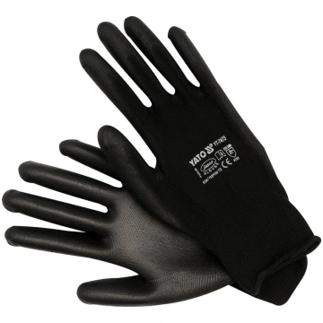Work gloves black | nylon / polyurethane | Size 10